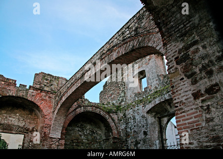 Flat Arch or Arco Chato at the Santo Domingo Convent in el Casco Antiguo or Casco Viejo Panama City Panama Stock Photo