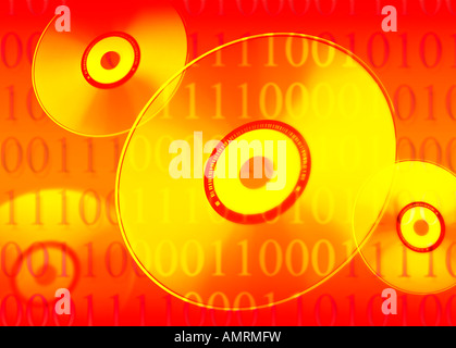 Compact Discs Stock Photo
