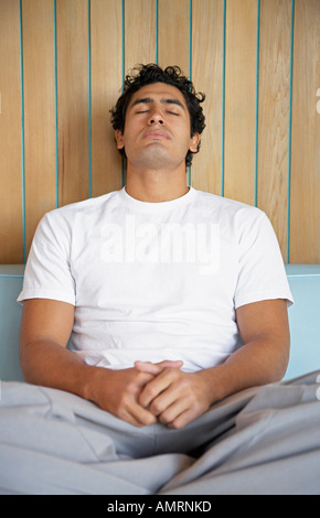 Man Sleeping Stock Photo