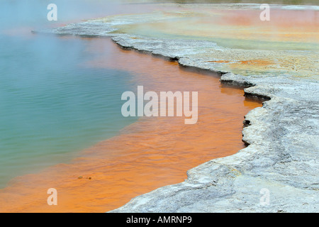 Hot Springs, Waiotapu, North Island, New Zealand Stock Photo