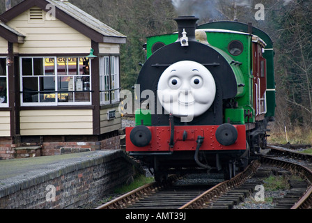 Thomas the Tank Engine at Titley Junction, a private railway line in ...