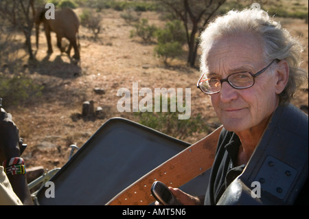 Iain Douglas Hamilton founder of Save the Elephants STE Stock Photo - Alamy