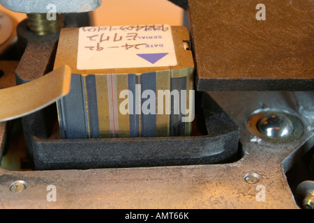 Read/Write head - magnetic tape drive Stock Photo