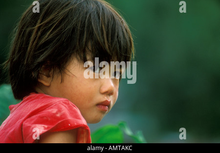 Philippines Young Girl Portrait Stock Photo