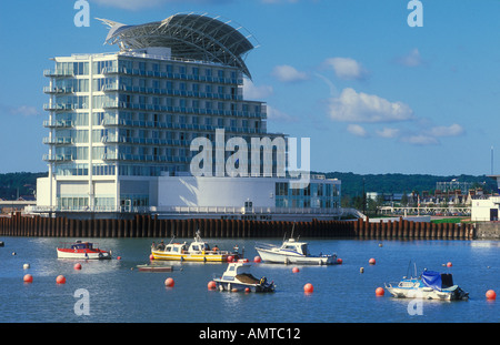 St Davids hotel 5 star luxury in rejuvenated Cardiff Bay area cardiff South Glamorgan South Wales UK GB EU Europe Stock Photo