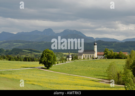 Wilparting am Irschenberg Kirche St. Anianus and Marinus near Miesbach ...