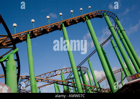 Pier Hill Adventure Island funfair Southend on Sea Essex GB UK Stock Photo