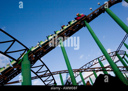 Pier Hill Adventure Island funfair Southend on Sea Essex GB UK Stock Photo