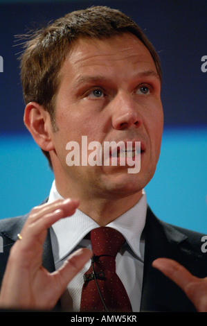 The CEO Of The Deutsche Telekom, Rene Obermann, Speaks During The