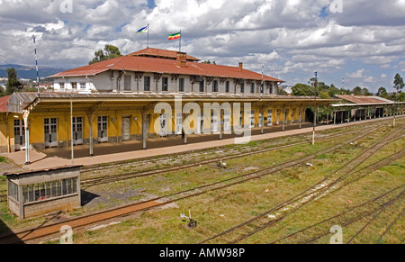Addis Abeba railway station, Ethiopia Stock Photo
