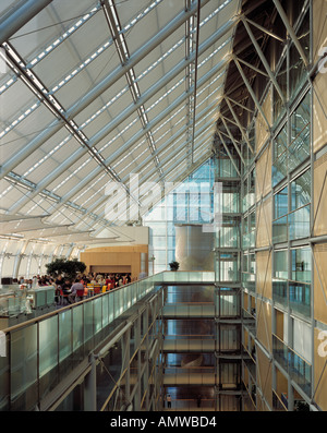 The Gibbs Building, Wellcome Trust HQ, 215 Euston Road, London, NW1. Interior. Architect: Michael Hopkins and Partners Stock Photo