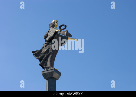 St Sofia Sveta Sofia statue erected in 2001 Sofia Bulgaria Stock Photo
