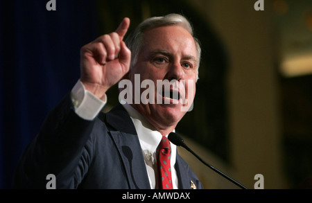 Former Governor Howard Dean, Chairman of the Democratic National Committee, Stock Photo