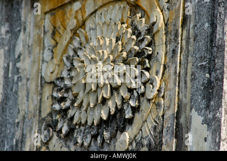 Architectural Detail Mingshi Lou Diaolou Yili Village Kaiping Guangdong Province China Stock Photo