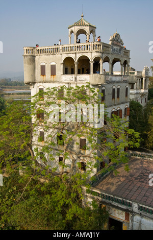 Mingshi Lou Diaolou Yili Village Kaiping Guangdong Province China Stock Photo