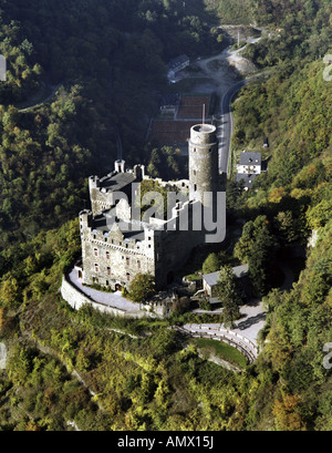Burg Maus, Mouse Castle, Germany, Rhineland-Palatinate, St. Goarshausen Stock Photo
