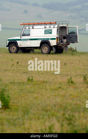 Countryside Ranger vehicle, Dorset, Britain UK Stock Photo - Alamy