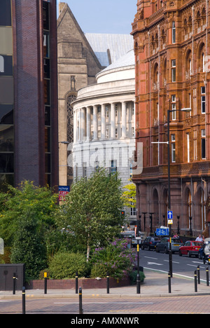 Library in city, Manchester Central Library, Manchester, Greater Manchester, England Stock Photo