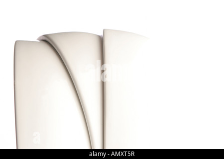 Close-up of stack of bowls Stock Photo
