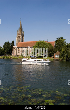 River Thames - Marlow - Buckinghamshire Stock Photo