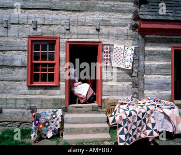 American Folk Park, Co. Tyrone, Northern Ireland Stock Photo