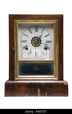 Antique Mantle Clock Stock Photo