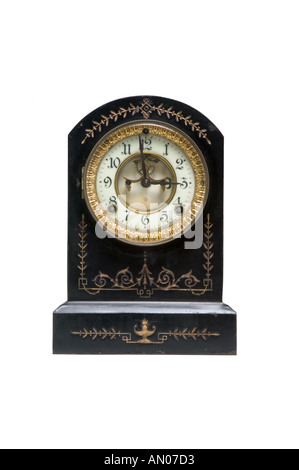 Antique Mantle Clock Stock Photo