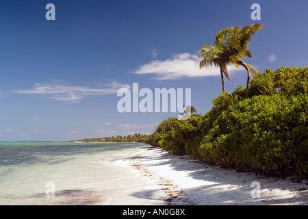 Maldives Addu Atoll Herathera Resort beach shore Stock Photo