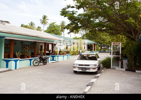 Maldives Addu Atoll Gan Island Government Rest House Stock Photo