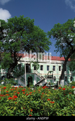 St Thomas USVI Virgin Islands Legislature Building Stock Photo