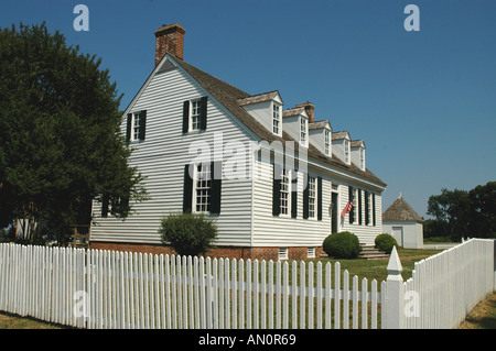 virginia va usa yorktown dudley digges house 1760 Stock Photo