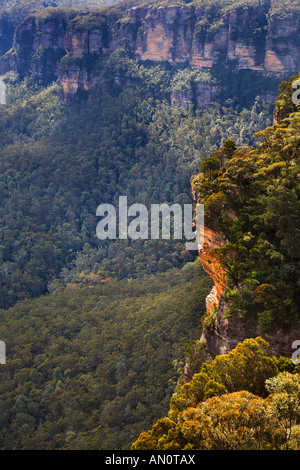 Jamison Valley from Sublime Point Lookout Leura Blue Mountains New South Wales Australia Stock Photo