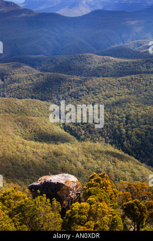 Jamison Valley from Sublime Point Lookout Leura Blue Mountains New South Wales Australia Stock Photo