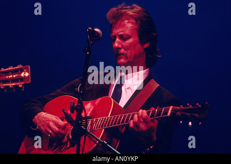 Guitar virtuoso Tony Rice performing at the Merle Watson Memorial festival in Wilkesboro North Carolina USA Stock Photo
