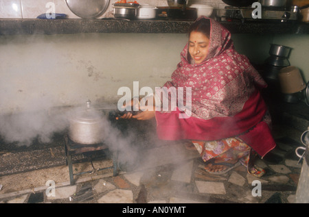 Indian made clay pressure cooker Stock Photo - Alamy