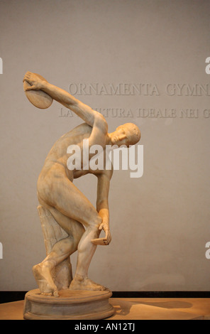 Discobolus, Palazzo Massimo alle Terme, National Museum of Rome, Italy Stock Photo