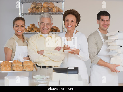 Hispanic family owned bakery Stock Photo