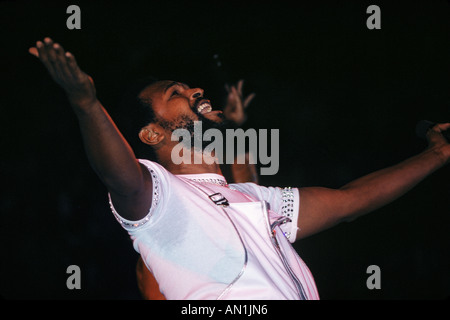 MARVIN GAYE US singer in May 1974 Stock Photo