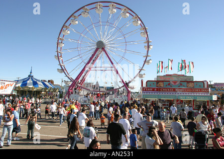 Albuquerque New Mexico,New Mexico State Fair,carnival midway,NM091303 W0053 Stock Photo