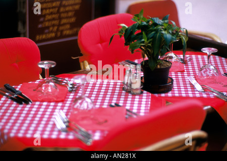 Brussels, Grote Markt District, Restaurant Stock Photo