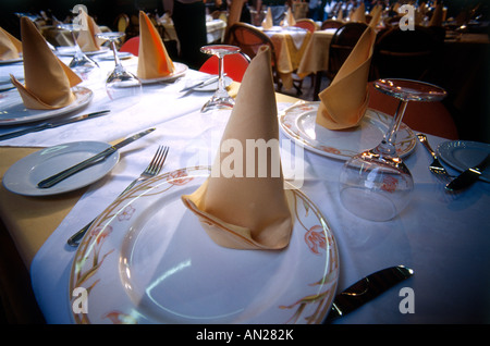 Brussels, Grote Markt District, Restaurant Stock Photo