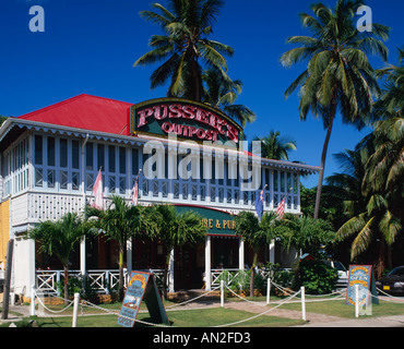 Pussers Pub Road Town Tortola British Virgin Islands Caribbean Stock Photo