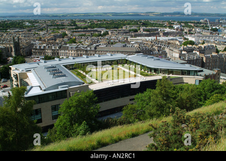 Roof garden above the Omni leisure building, Greenside Place, Edinburgh, Scotland, UK Stock Photo