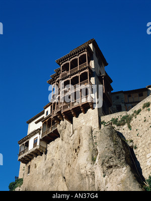 The Hanging Houses (Casa Colgadas), Cuenca, Castilla-la Mancha, Spain Stock Photo