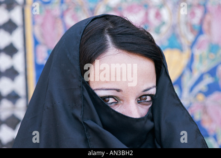 Arab / Muslim Woman / Portrait, Iraq Stock Photo
