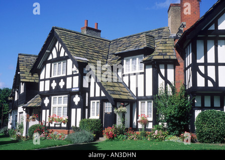 Port Sunlight Model Village Wirral Merseyside Stock Photo