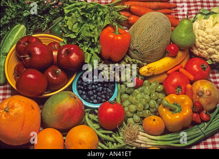Fruit and Vegetable Food Group Stock Photo