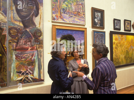 Royal Academy Summer Exhibition 1980s 'Burlington House' British amateur professional art show London England 1984 UK HOMER SYKES Stock Photo