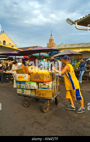 Centraltirgus the main market in RIGA the capital of Latvia in northern Europe Stock Photo