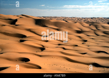 Grand Erg Occidental Great Western Sand Sea Sahara Desert Algeria North Africa Stock Photo